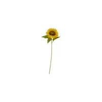 24in. Sunflower Artificial Flower (Set of 12) in Yellow by Bellanest
