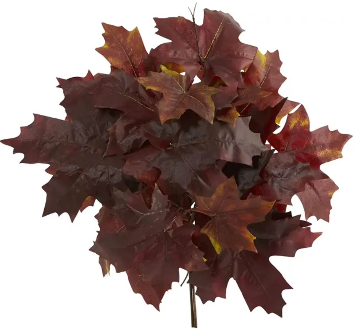 18in. Autumn Maple Leaf Artificial Flower (Set of 2)