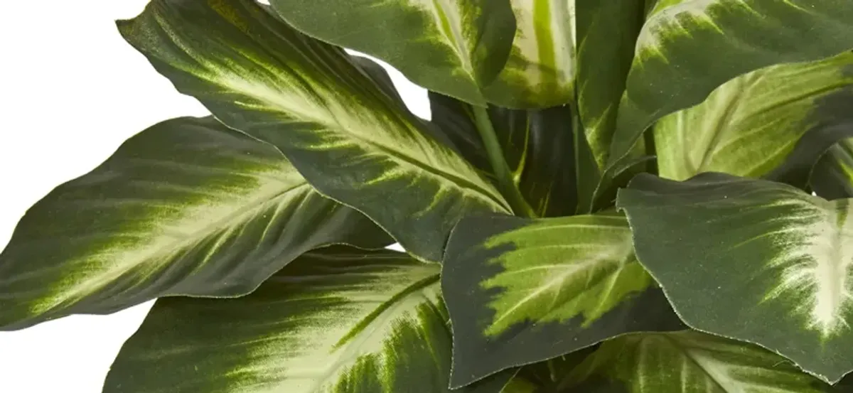 Dieffenbachia Artificial Plant in Ceramic Planter