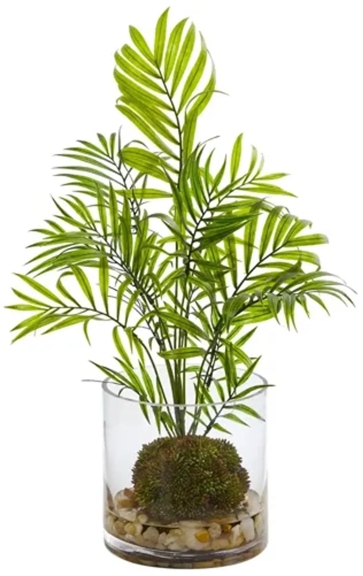 Mini Areca Palm Artificial Plant in Vase