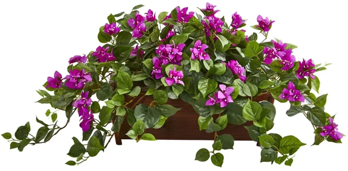 Bougainvillea Artificial Plant in Decorative Planter