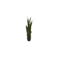 46in. Sansevieria Artificial Plant in Green by Bellanest