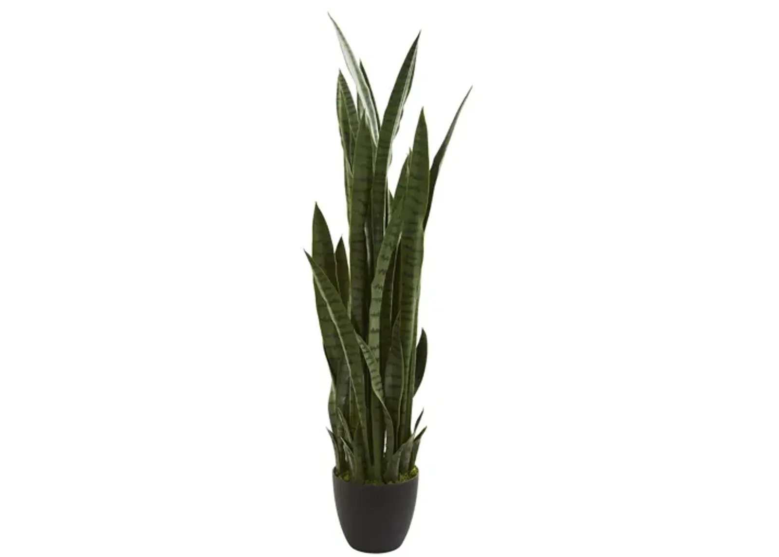 46in. Sansevieria Artificial Plant in Green by Bellanest