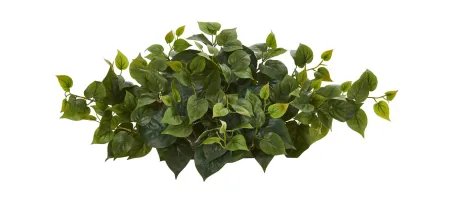 31in. Philodendron Artificial Ledge Plant in Green by Bellanest