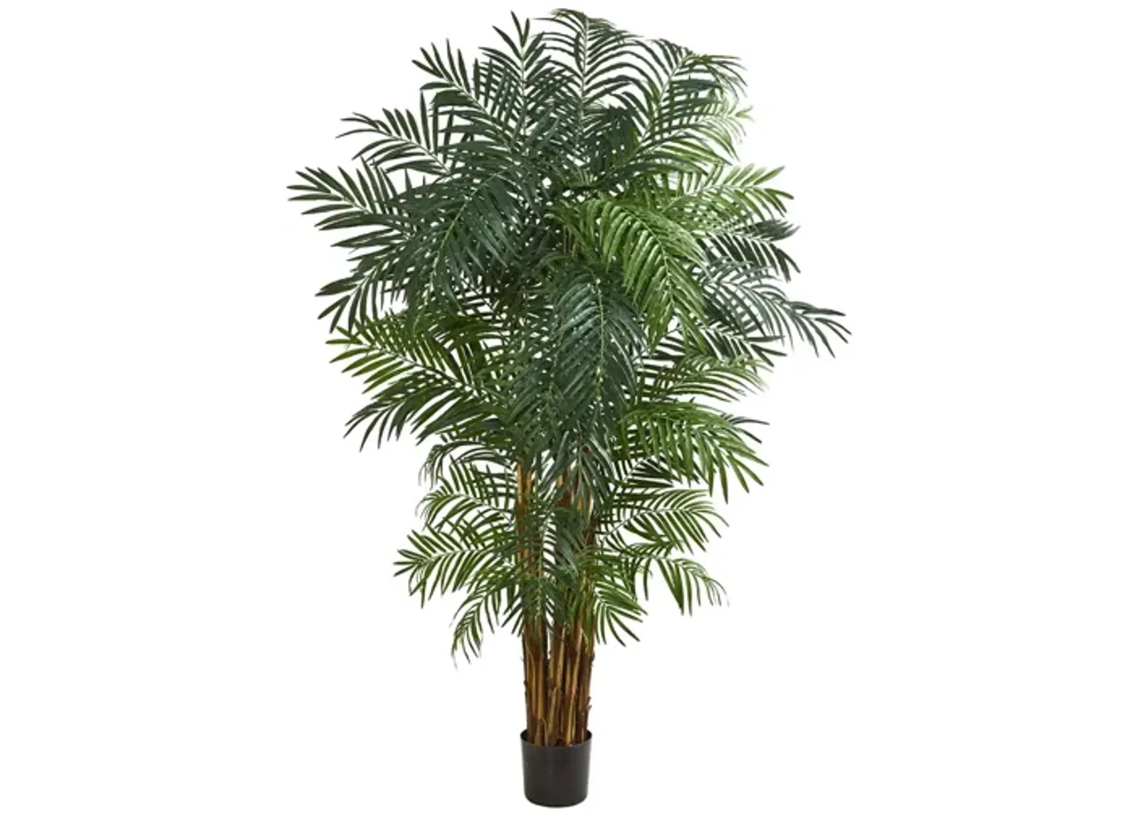 7ft. Areca Palm Artificial Tree in Green by Bellanest