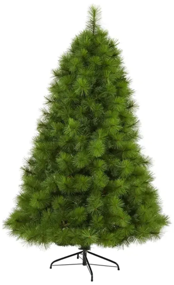 6ft. Pre-Lit Green Scotch Pine Artificial Christmas Tree
