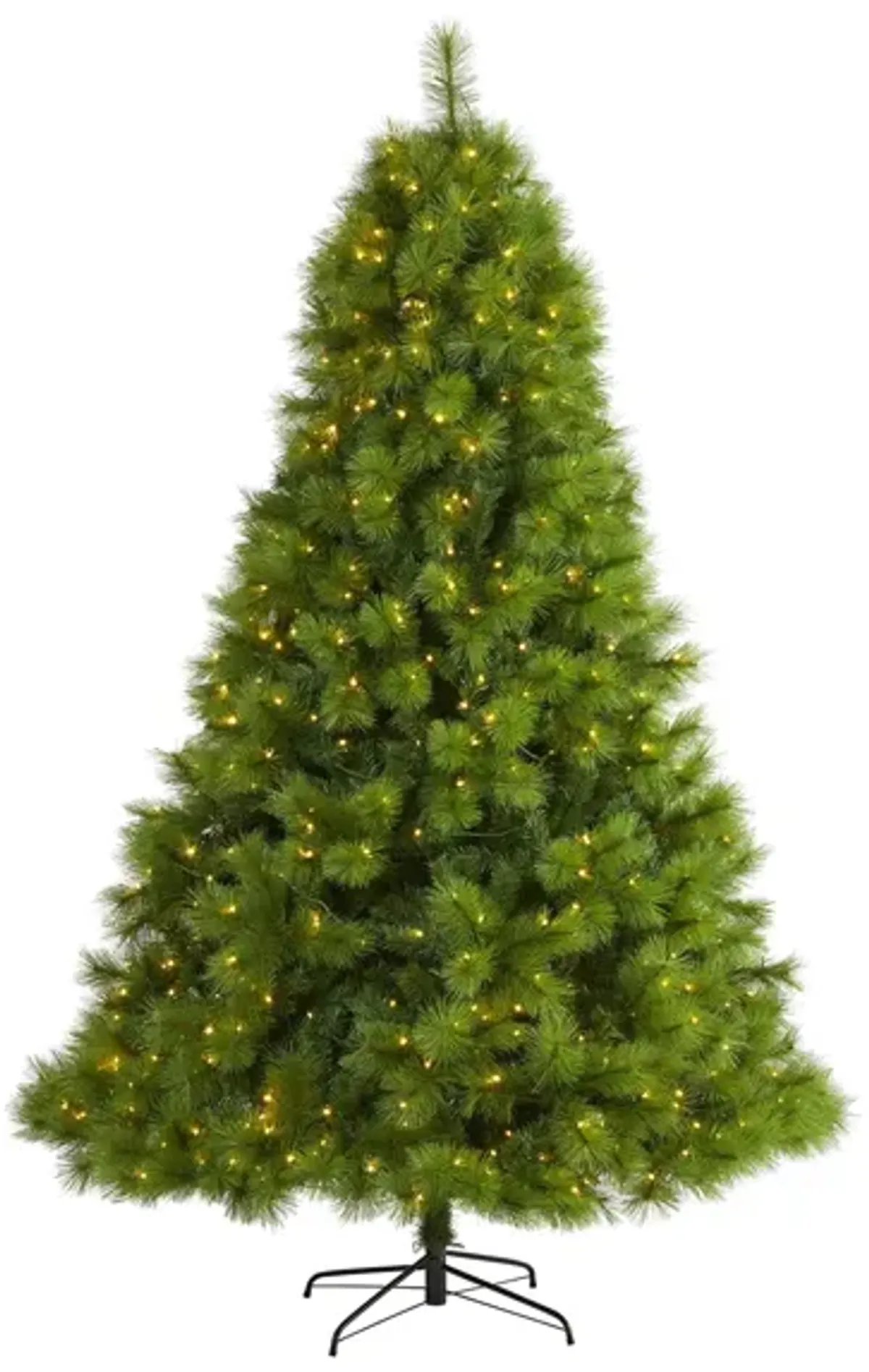 7.5ft. Pre-Lit Green Scotch Pine Artificial Christmas Tree in Green by Bellanest