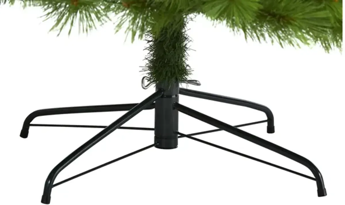8ft. Pre-Lit Green Scotch Pine Artificial Christmas Tree