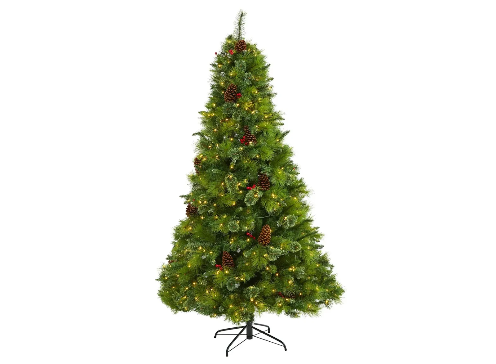 7ft. Pre-Lit Montana Mixed Pine Artificial Christmas Tree