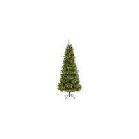 7ft. Pre-Lit White Mountain Pine Artificial Christmas Tree in Green by Bellanest