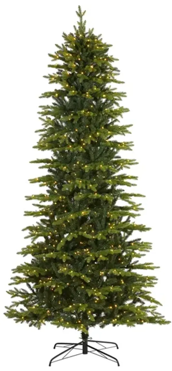 9ft. Pre-Lit Belgium Fir "Natural Look" Artificial Christmas Tree