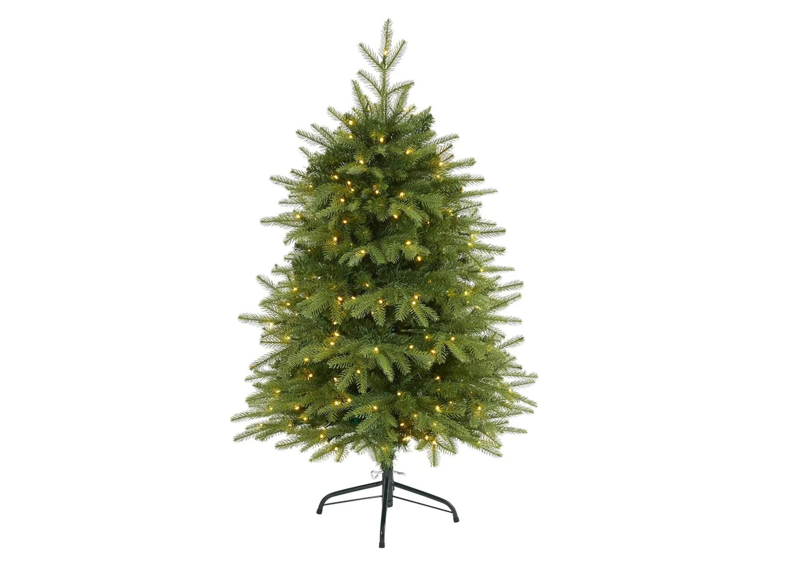 4ft. Pre-Lit Vancouver Fir "Natural Look" Artificial Christmas Tree in Green by Bellanest