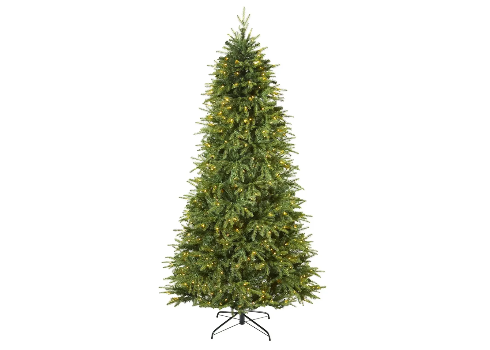 7ft. Pre-Lit Vancouver Fir "Natural Look" Artificial Christmas Tree in Green by Bellanest