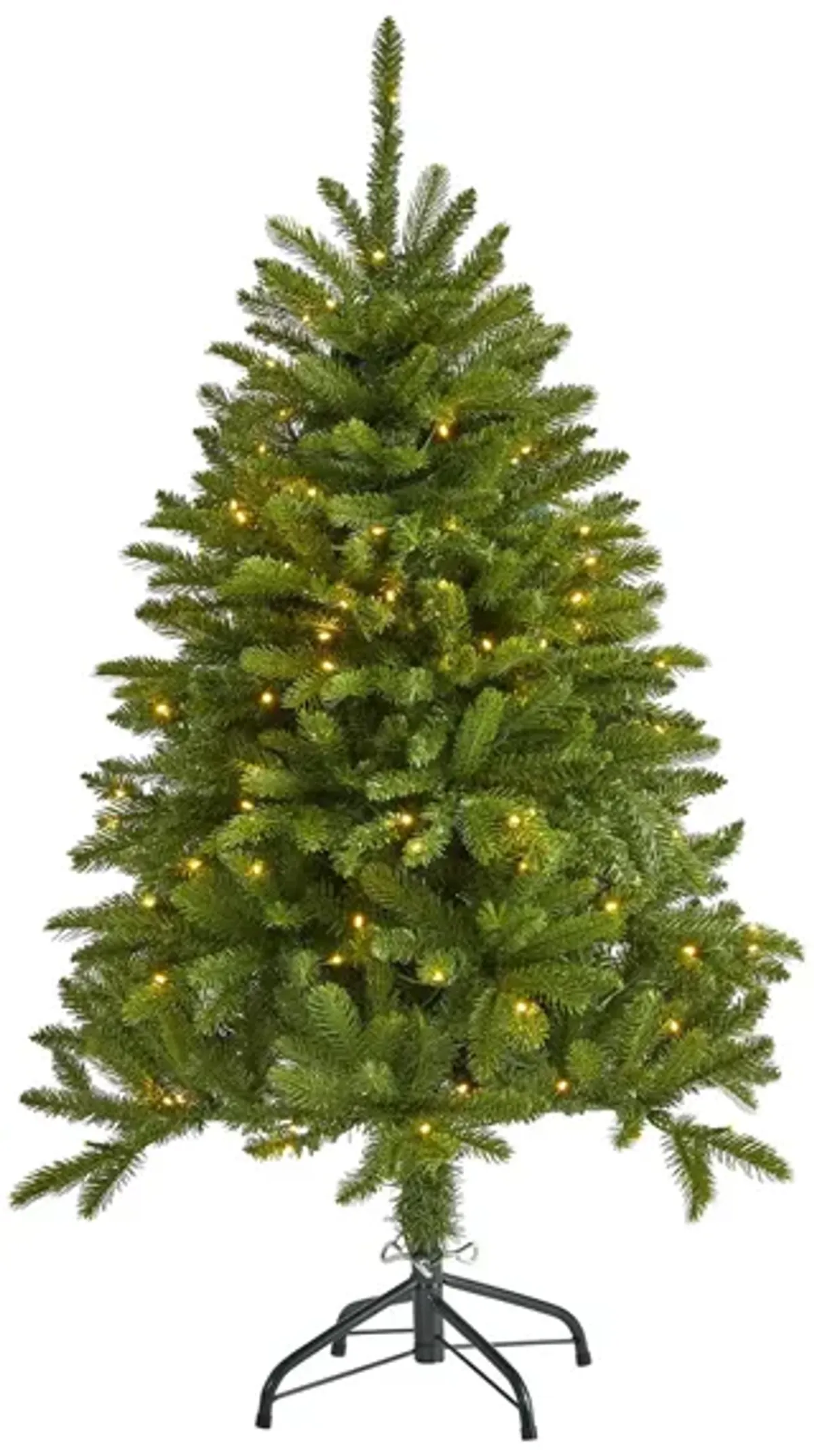 4ft. Pre-Lit Sierra Spruce "Natural Look" Artificial Christmas Tree in Green by Bellanest