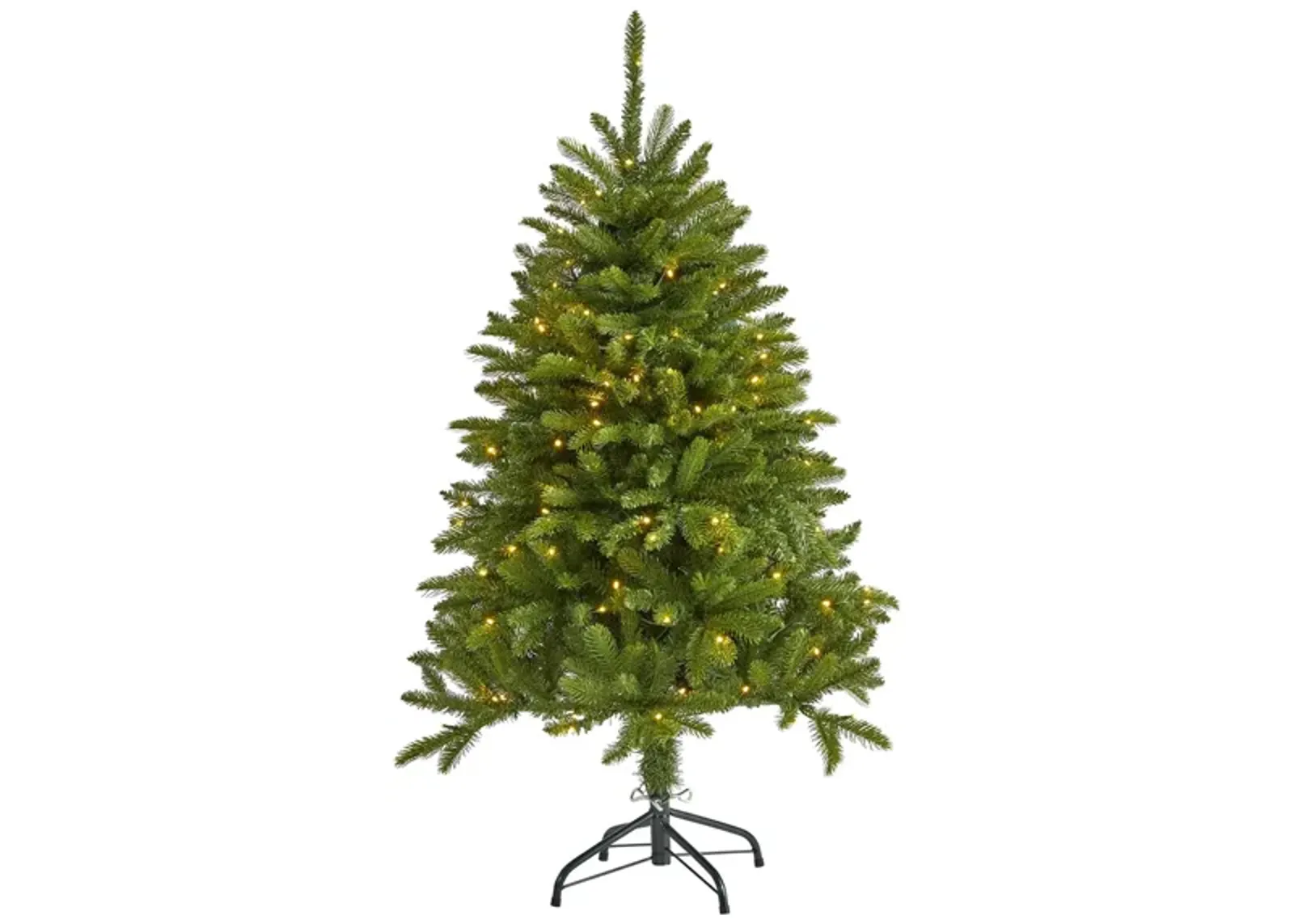 4ft. Pre-Lit Sierra Spruce "Natural Look" Artificial Christmas Tree in Green by Bellanest