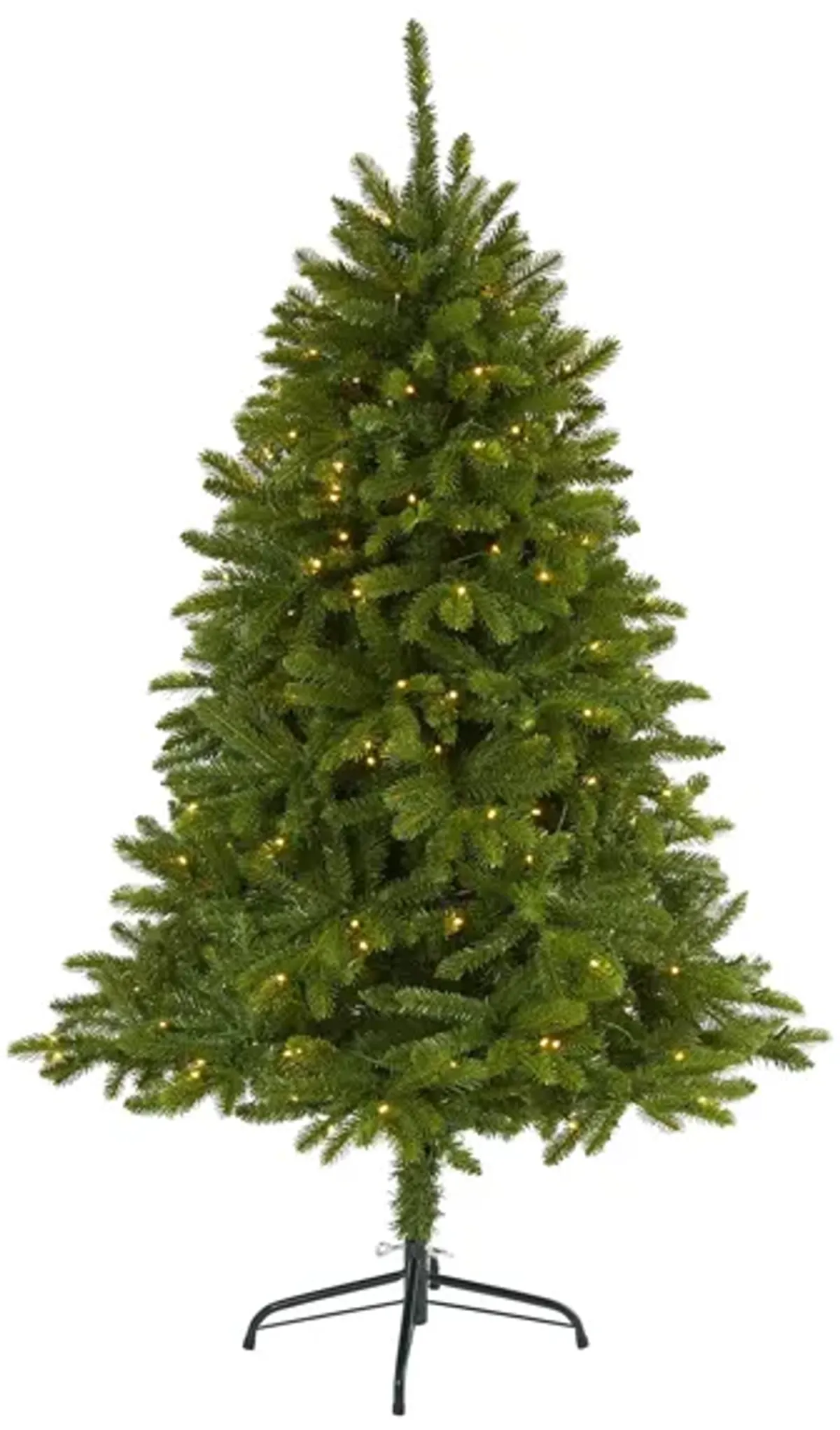 5ft. Pre-Lit Sierra Spruce "Natural Look" Artificial Christmas Tree in Green by Bellanest