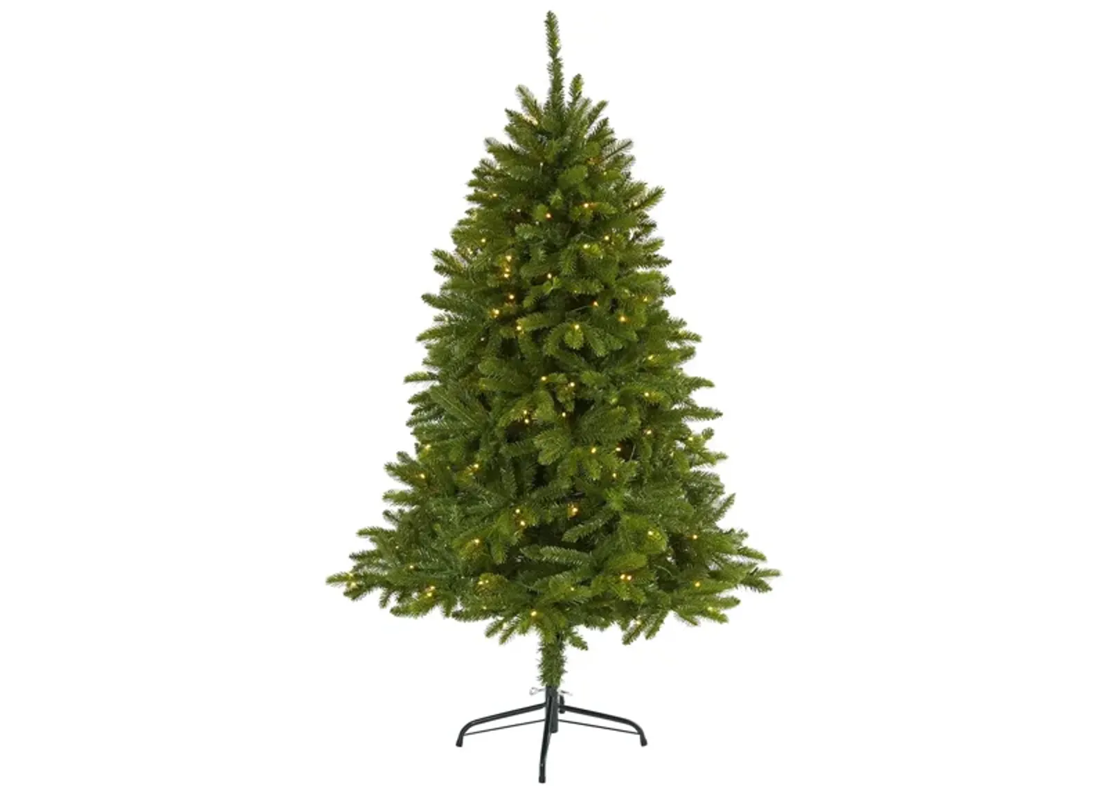 5ft. Pre-Lit Sierra Spruce "Natural Look" Artificial Christmas Tree in Green by Bellanest