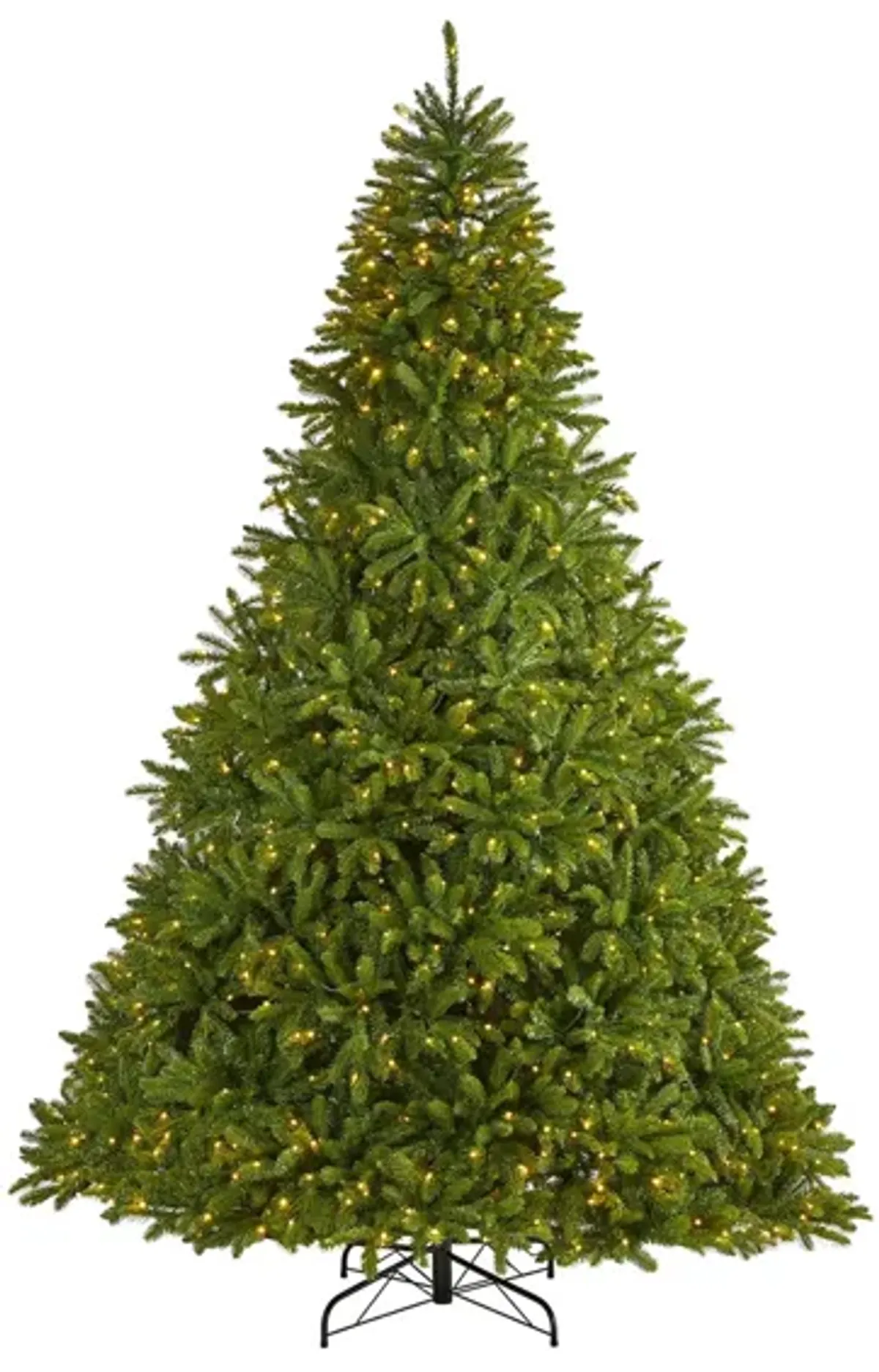 9ft. Pre-Lit Sierra Spruce "Natural Look" Artificial Christmas Tree in Green by Bellanest