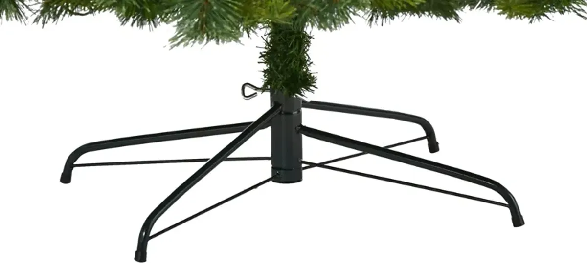 8ft. Pre-Lit Aberdeen Spruce Artificial Christmas Tree
