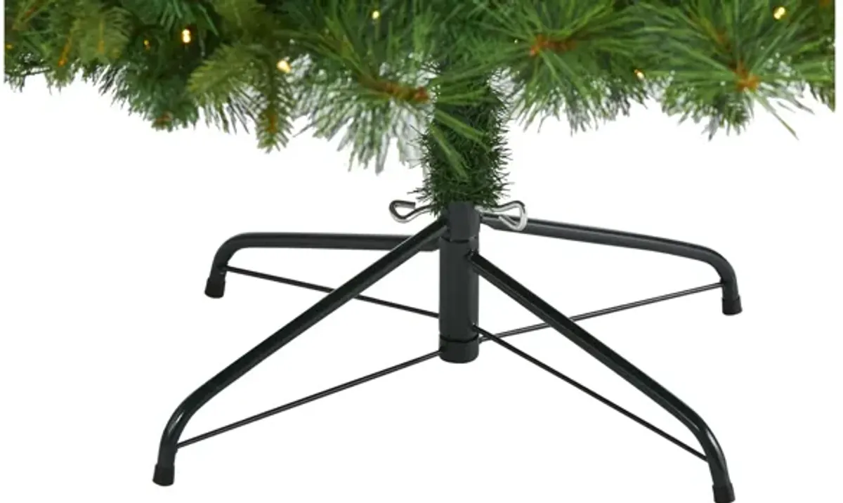 6ft. Pre-Lit West Virginia Full Bodied Mixed Pine Artificial Christmas Tree