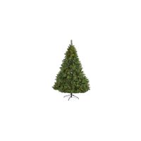 7.5ft. Pre-Lit West Virginia Full Bodied Mixed Pine Artificial Christmas Tree in Green by Bellanest