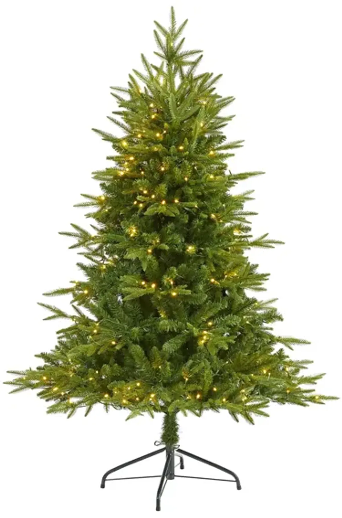 5ft. Pre-Lit Colorado Mountain Fir "Natural Look" Artificial Christmas Tree in Green by Bellanest