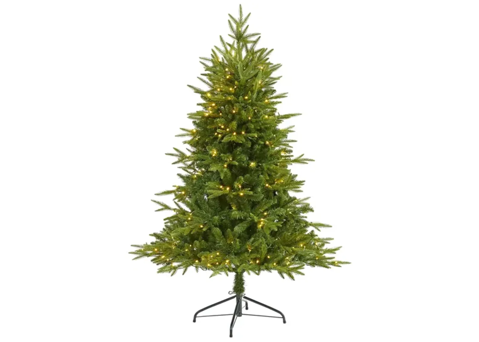 5ft. Pre-Lit Colorado Mountain Fir "Natural Look" Artificial Christmas Tree in Green by Bellanest