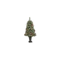 4ft. Pre-Lit Artificial Christmas Tree w/ Decorative Urn in Green by Bellanest