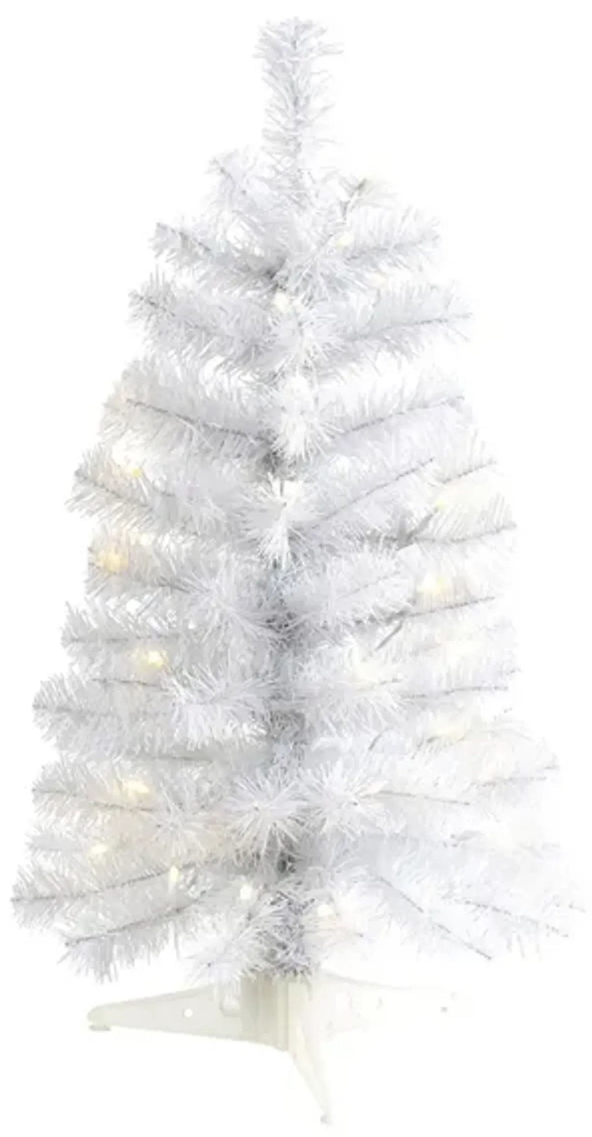 2ft. Pre-Lit Artificial Christmas Tree in White by Bellanest