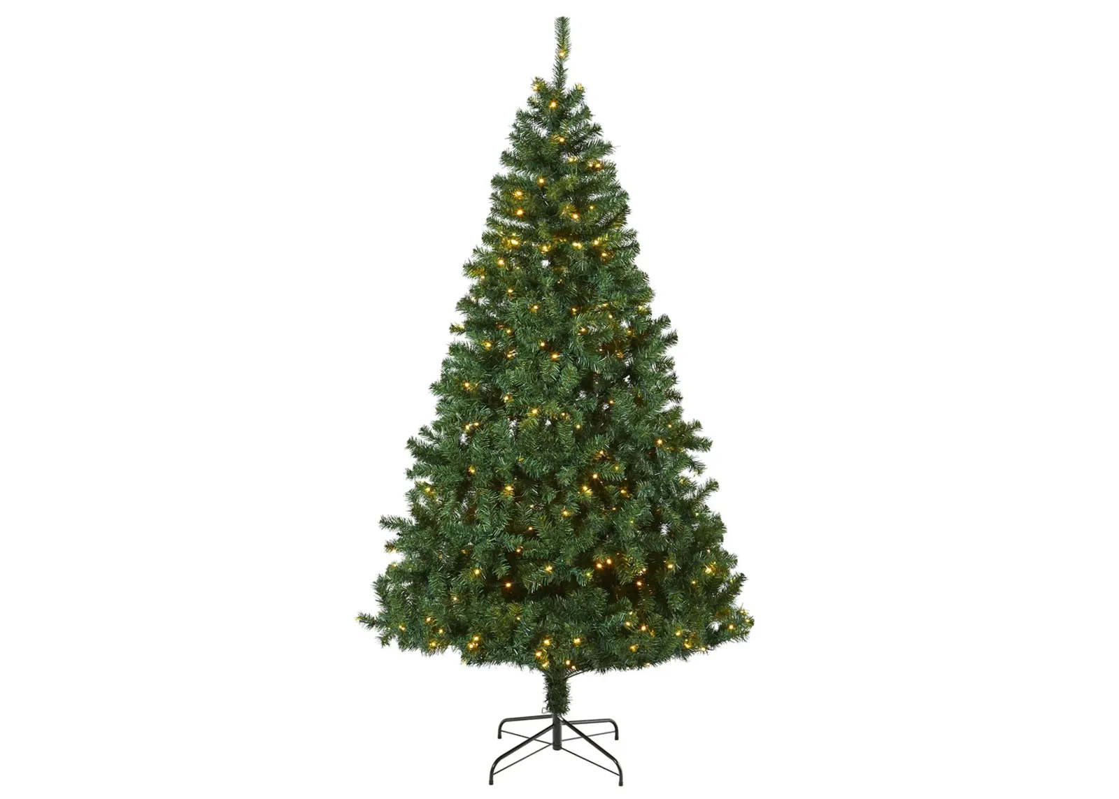 7.5ft. Pre-Lit Northern Tip Pine Artificial Christmas Tree in Green by Bellanest