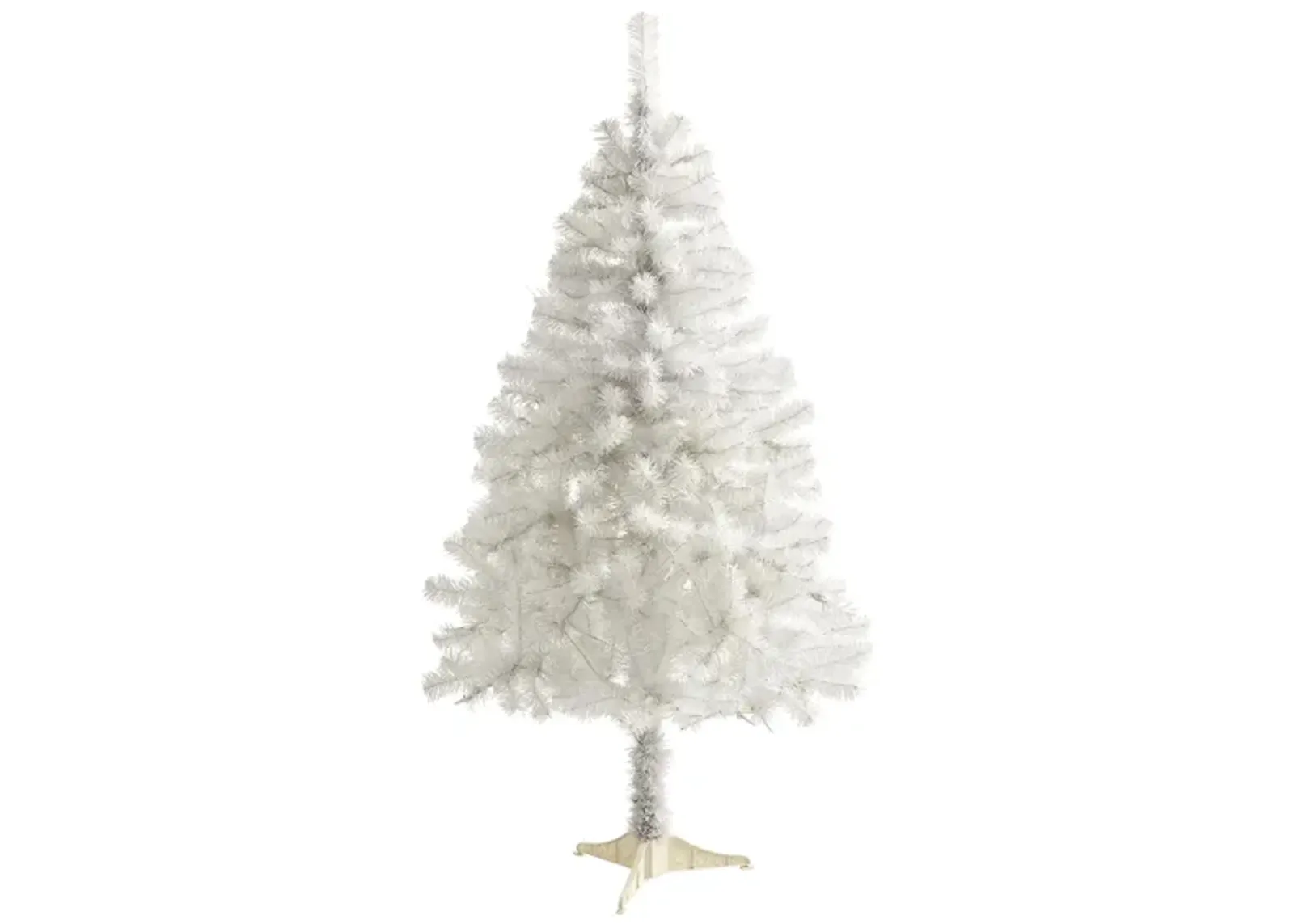 5ft. Artificial Christmas Tree in White by Bellanest