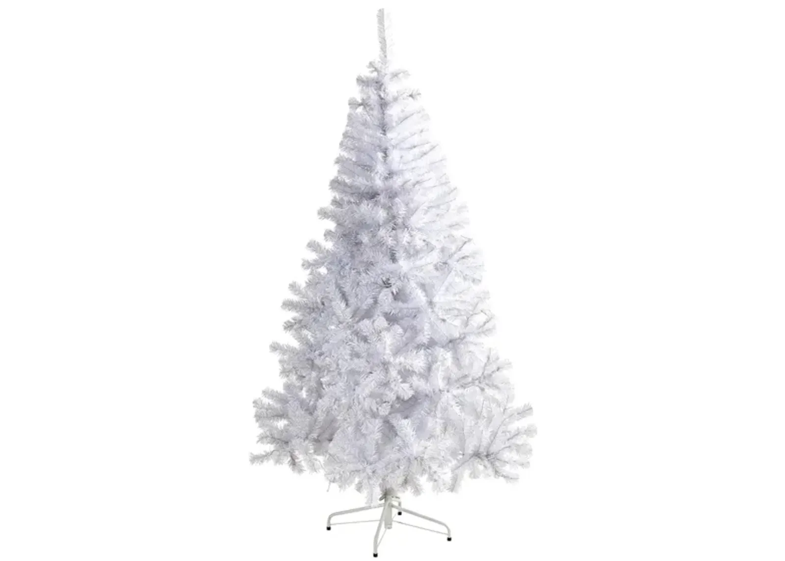 6ft. Artificial Christmas Tree in White by Bellanest