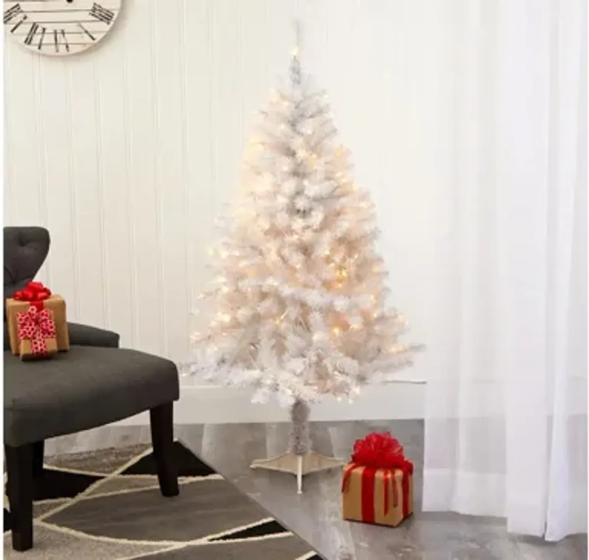 4ft. Pre-Lit Artificial Christmas Tree