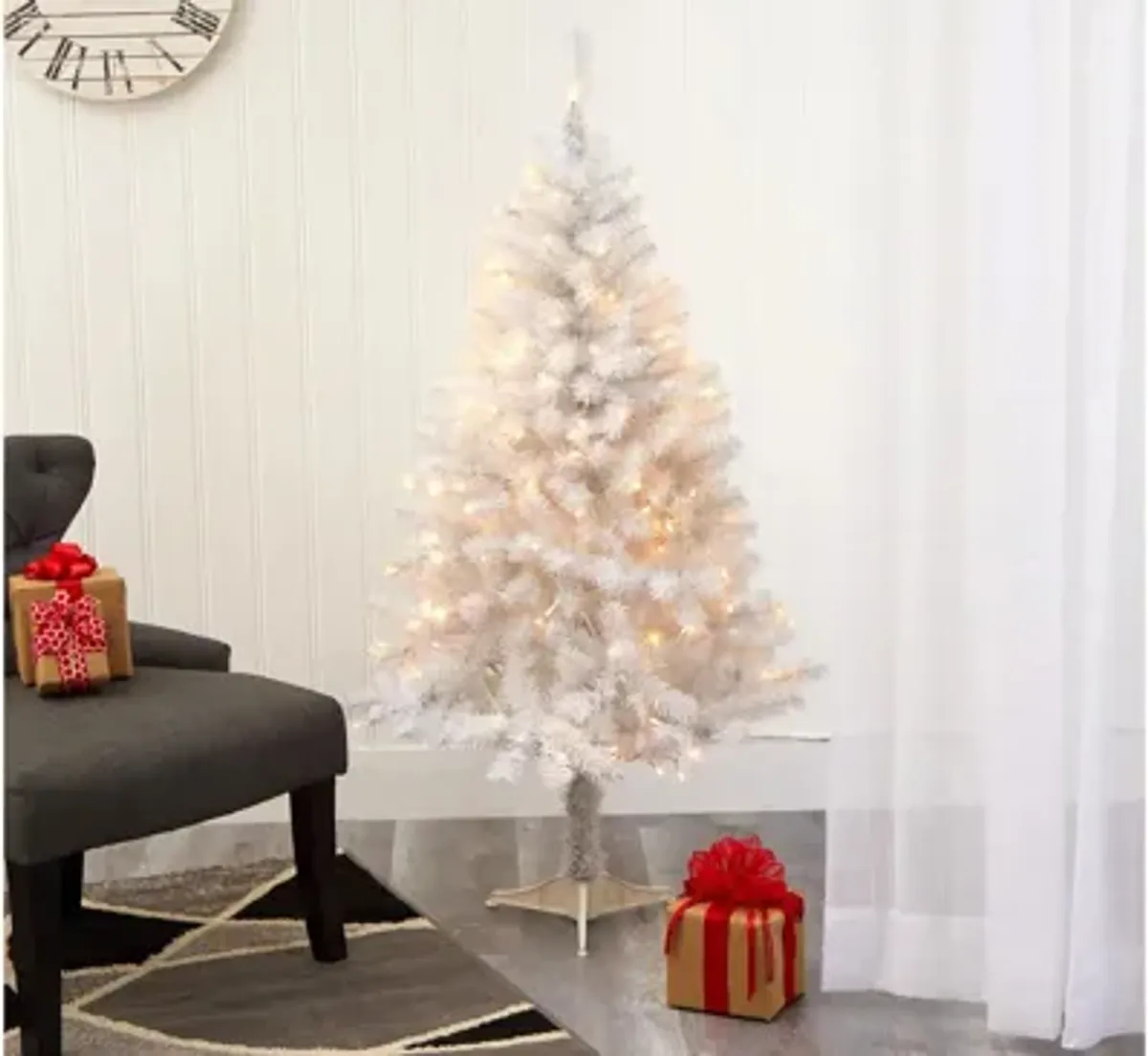 5ft. Pre-Lit Artificial Christmas Tree