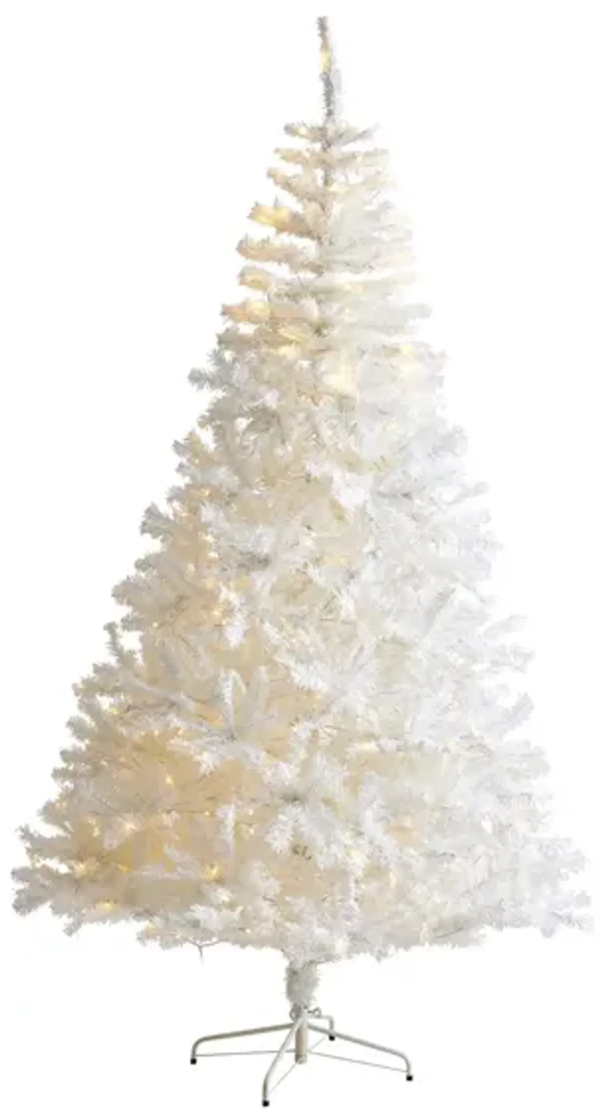 7.5ft. Pre-Lit Artificial Christmas Tree in White by Bellanest