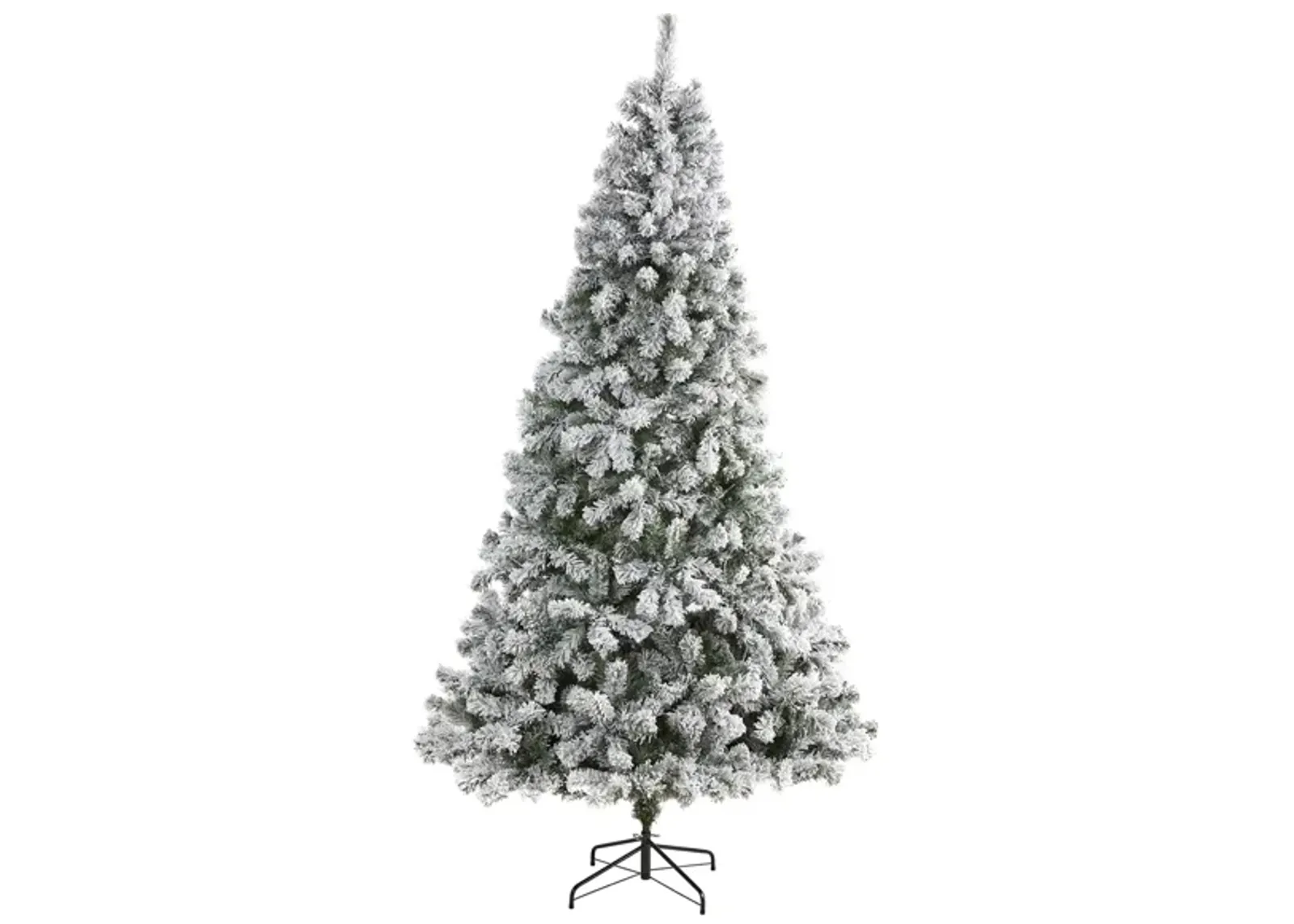 8ft. Flocked West Virginia Fir Artificial Christmas Tree