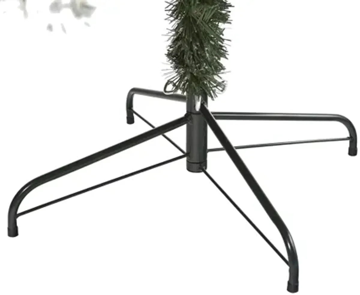 7ft. Pre-Lit Flocked West Virginia Fir Artificial Christmas Tree