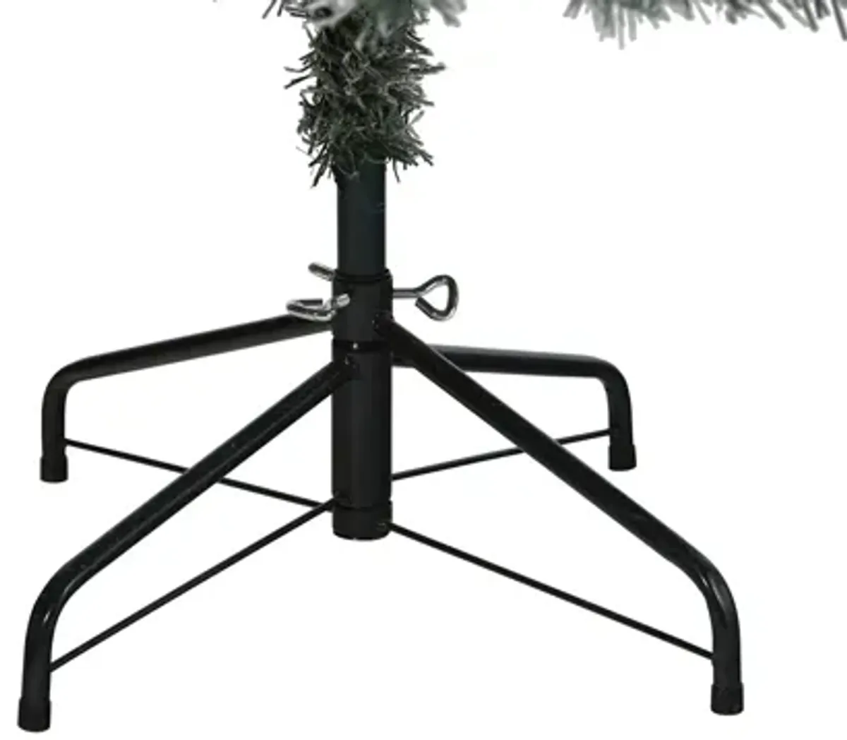 6ft. Pre-Lit Flocked Rock Springs Spruce Artificial Christmas Tree