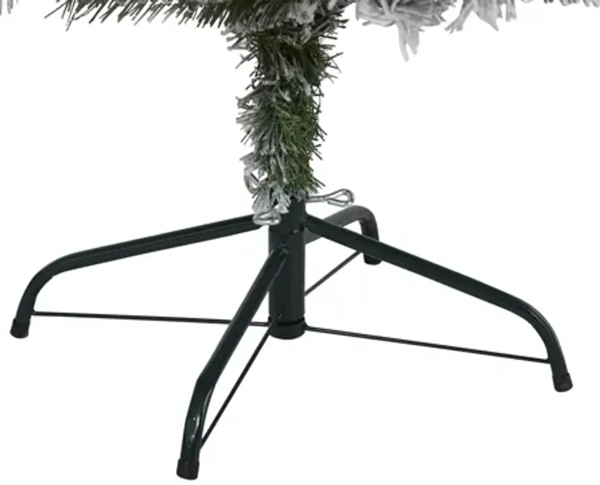 5ft. Flocked White River Mountain Pine Artificial Christmas Tree