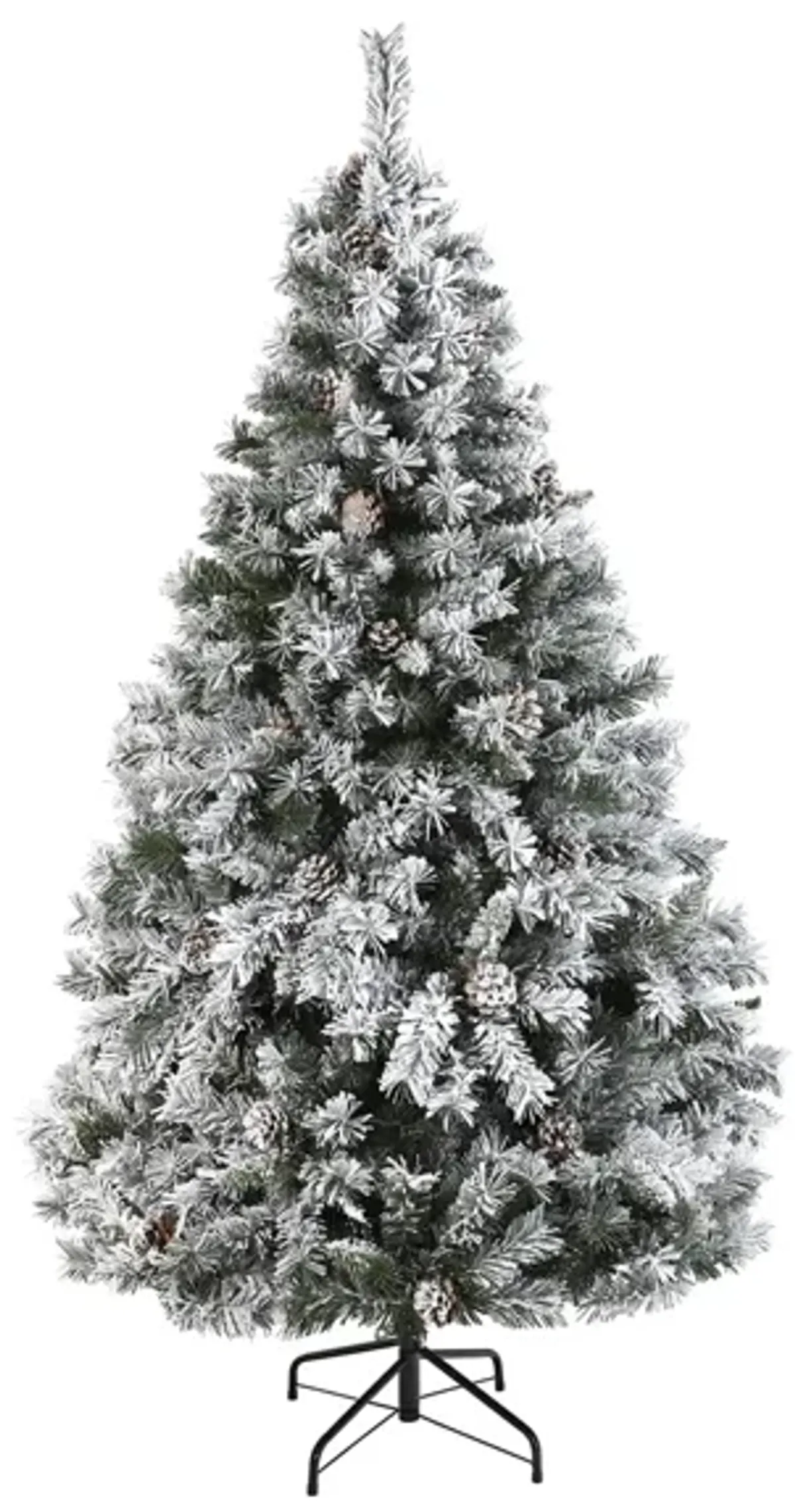 6ft. Flocked White River Mountain Pine Artificial Christmas Tree
