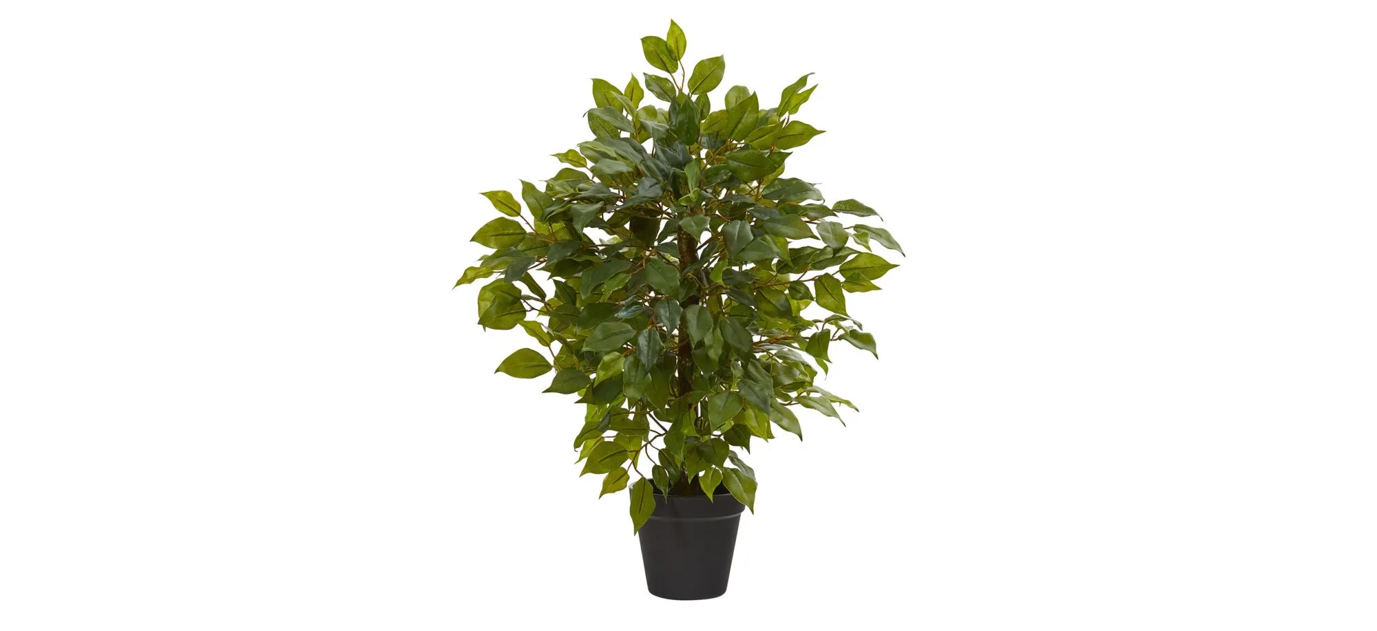 20in. Mini Ficus Artificial Tree in Green by Bellanest