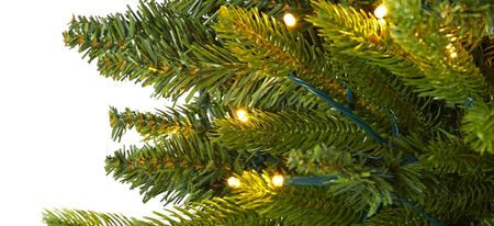 6ft. Pre-Lit Sun Valley Fir Artificial Christmas Tree in Green by Bellanest