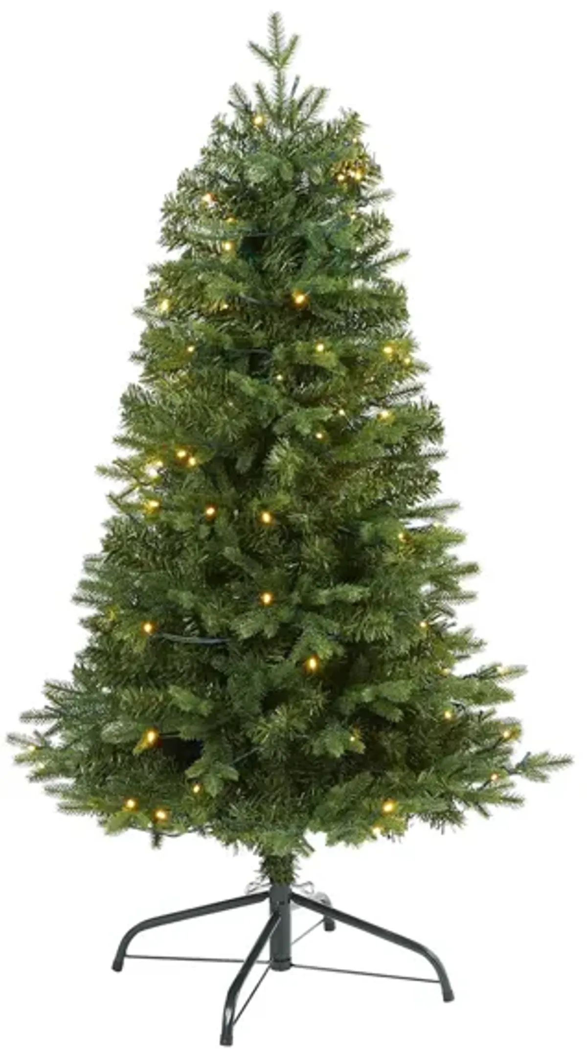 4ft. Pre-Lit Vermont Fir Artificial Christmas Tree in Green by Bellanest