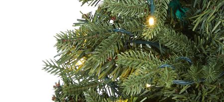 4ft. Pre-Lit Vermont Fir Artificial Christmas Tree in Green by Bellanest