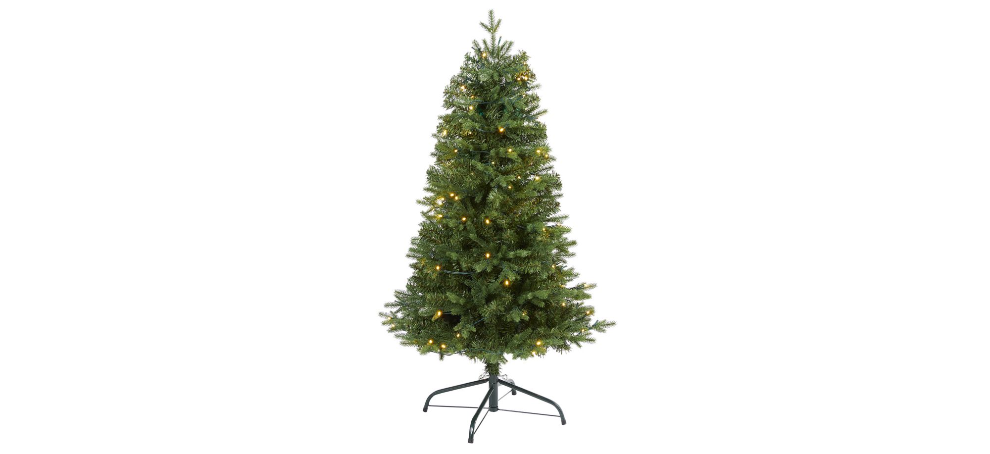 4ft. Pre-Lit Vermont Fir Artificial Christmas Tree in Green by Bellanest