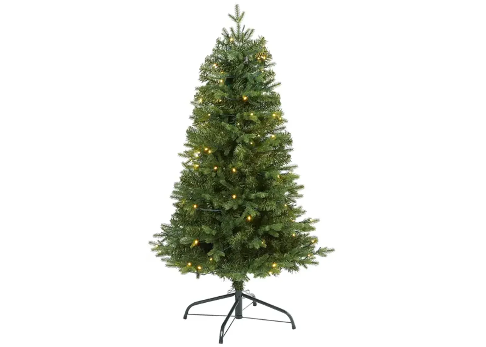 4ft. Pre-Lit Vermont Fir Artificial Christmas Tree in Green by Bellanest