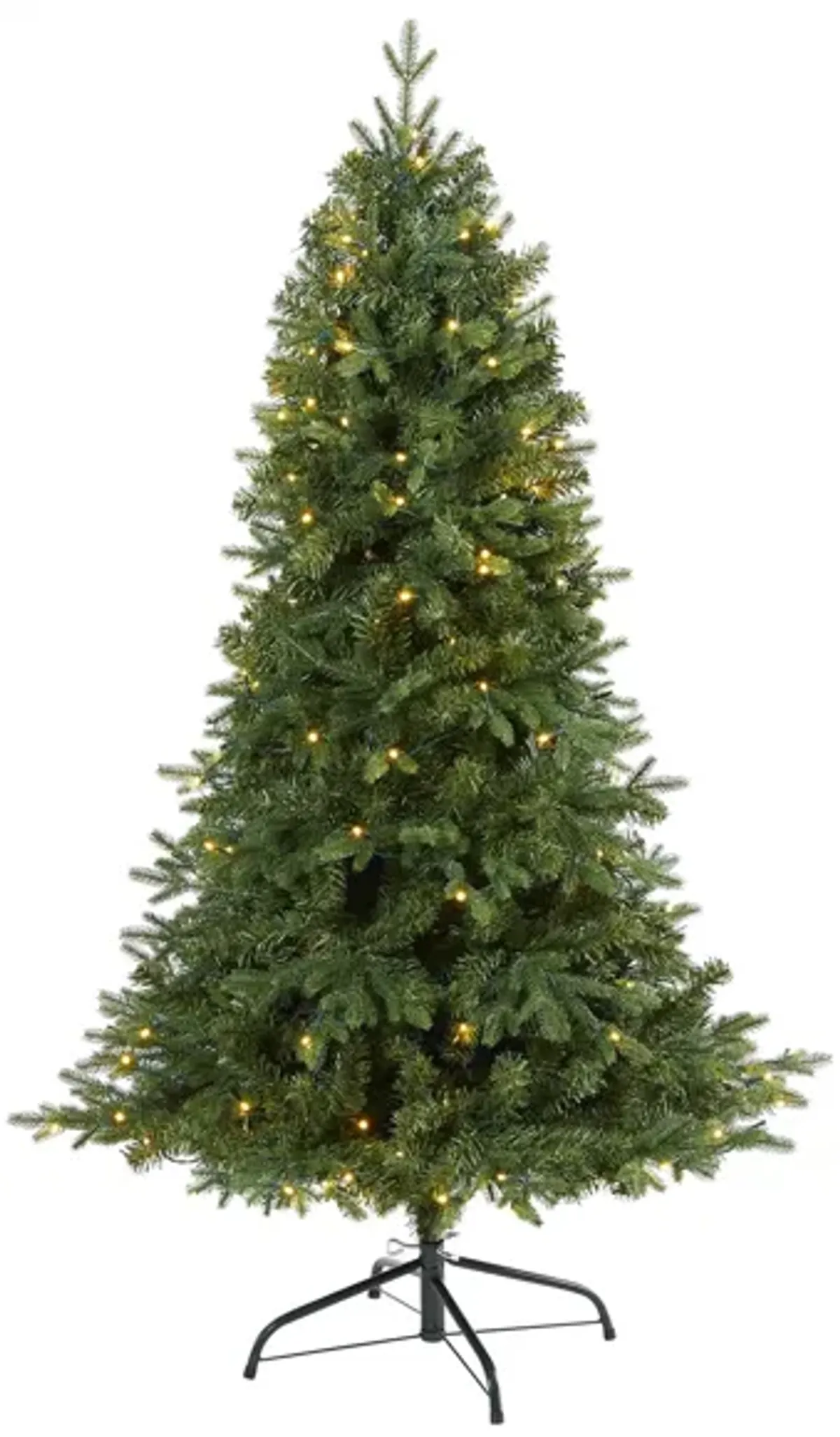 5ft. Pre-Lit Vermont Fir Artificial Christmas Tree in Green by Bellanest