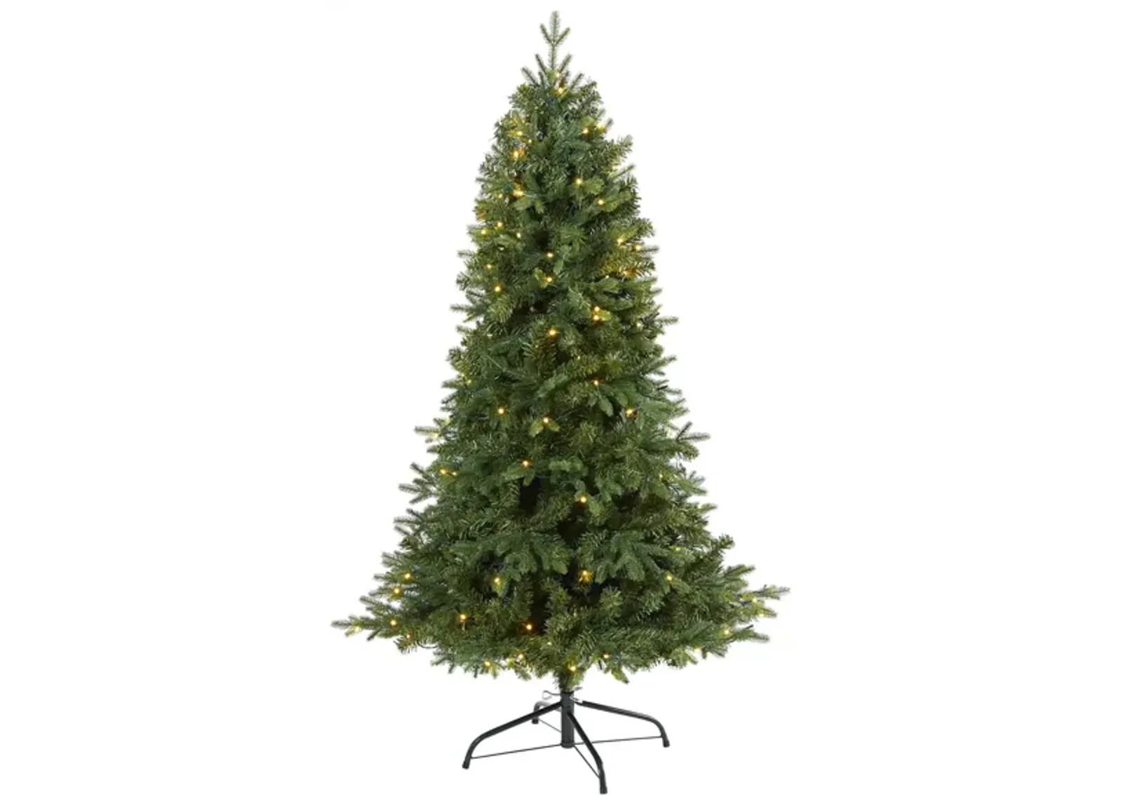 5ft. Pre-Lit Vermont Fir Artificial Christmas Tree in Green by Bellanest