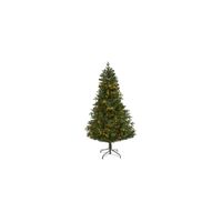 6ft. Pre-Lit Vermont Fir Artificial Christmas Tree in Green by Bellanest