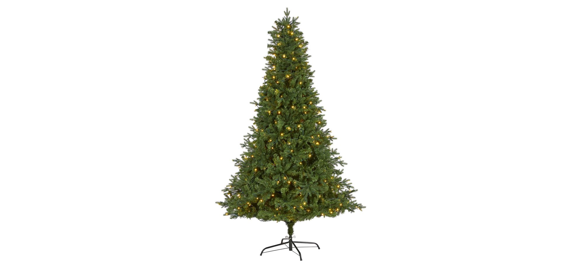 7ft. Pre-Lit Vermont Fir Artificial Christmas Tree in Green by Bellanest